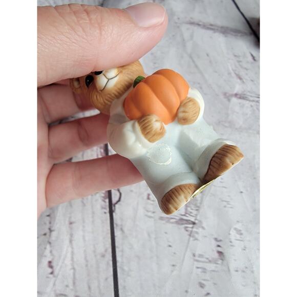 Homco Figurines Autumn Harvest Thanksgiving Bears Set #5312 READ - Picture 11 of 11